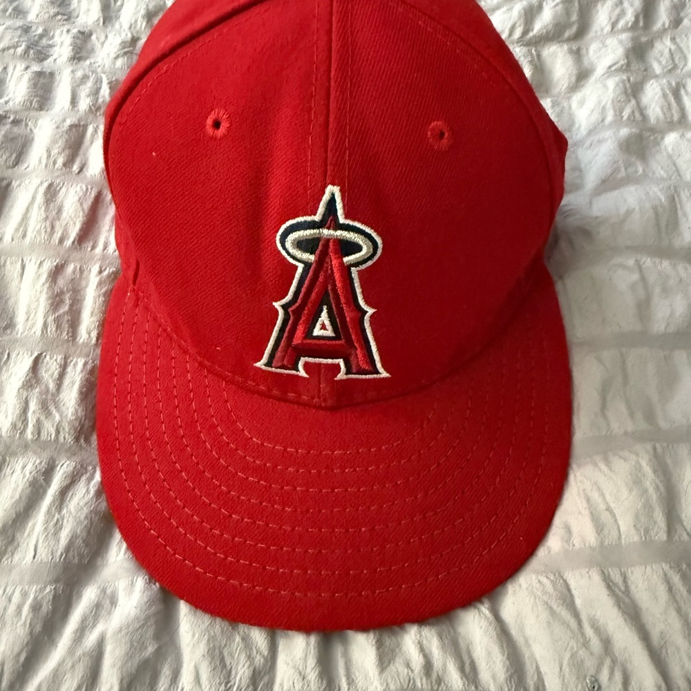 New Era Red Baseball Hat Los Angeles Angels